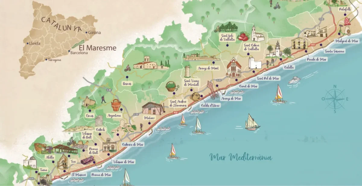 Charming villages near Calella